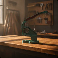 Manual Press Machine with Lever Hand-Operated  with Form Base Spring-Return Hand Press Grommet Machine for Craftsmen, Makers, Garment Assembly