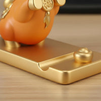 Chinese Design Auspicious Horse Phone Stand Good Gift Resin Phone Stand Desktop Decoration Desk Accessory Stable for Office