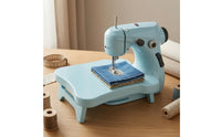 Foot Pedal Tabletop Sewing Machine Carrying Handle Compact Sewing Machine