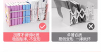 猫太子双杆可伸缩书立架书架简易桌上学生用书夹固定书本折叠收纳高中生ins风桌面书立放书的架子隔板书档板