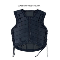 Horse Riding Vest Impact Reduction Equestrian Guard Zip Front Equestrian Shielded Vest for Adults, Kids