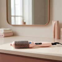 Heated Round Brush 110-240V Compatible Electrical Input Thermal Round Brush Fast-Heating for Travel