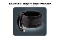 Heavy-Duty Support Belt Hook-and-Loop Closure Gym Support Belt Padded Sports Gear Breathable Mesh for Weight Training