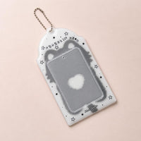 Fuzzy Animal 3-inch PVC Photocard Holder for K-Pop Photocards and ID Cards