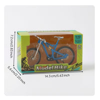 Collectible Mountain Bike Model Detailed Miniature Cycle Compact Alloy Cycle Toy Exquisite for Desk Ornament, Playroom