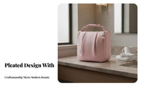 Fluffy Makeup Bag Portable Travel Makeup Case Lightweight for Bathroom, Women