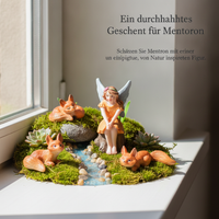 Fairy Garden Fox Figurines Miniature Landscape Decor