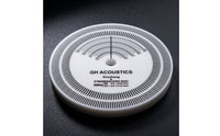 Stroboscopic Turntable Adjustment Disc White Strobe Disc Accurate Alignment Protractor Compact for Audiophiles
