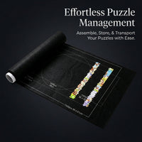 Roll Mat Felt Puzzle Blanket for Kids Educational Toys, Foldable Design with Thick 600gsm Material for Home Solving