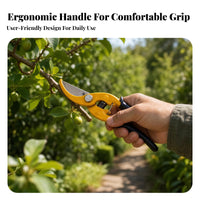 Spring-Loaded Pruning Shear Locking Catch Branch Pruning Shear Long Handles Fruit Picking Pruner Handheld