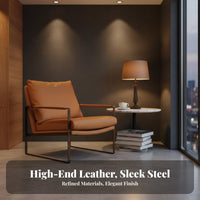 Modern Minimalist Chair Designer Design Single Sofa Chair Light Luxury Modern Armchair for Book Lovers, Homeowners, Living Room, Reception Area