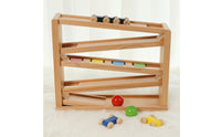Rolling Track Toy Fine Motor Wooden Exploratory Wooden Ramp   for Preschoolers, Kids, Playroom, Daycare, Classroom