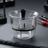 Transparent Self-Watering Plant Pot Plastic Plant Pot with Self-Watering Structure Indoor Flower Planters Lightweight for Gardeners, Windowsill, Desk
