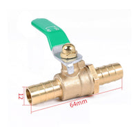 Hose Barb Ball Valve Heavy-Duty Ball Valve with Lever Handle Hose Barb Fitting Leak-Unobstructed Plumbing Part Secure