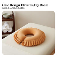 Latex Memory Foam U-Shaped Face Pillow Removable Cover U-Shaped Face Cushion Washable for Masseurs, Beauticians, Beauty Salons, Spas, Travel