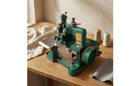 Metal Body Electric Overlock Sewing Machine Built-in Handwheel Tabletop Overlock Machine Seam Finishing Compact