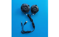 Noise-Reducing Adhesive-Back Speakers Compact USB Speakers Slim Plug-and-Play for Students, Home Office, Dorm Room, Study