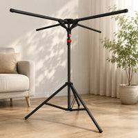 Collapsible Tripod Drying Rack Freestanding Foldable Clothes Drying Rack Furniture Height-Adjustable Heavy Duty for Balcony