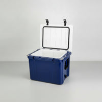 Large Capacity Hard-Sided Cooler Portable Cooler with Drain Plug Sturdy Ice Chest Secure for Fishing, Picnics