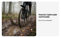2 Pieces Mountain Bike Mudguard Set Weather-Resistant Protection Mountain Bike Fenders Instant Detach Two-Wheeler Mudguards