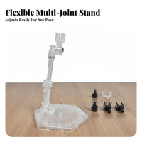 1/144 Scale Display Stand Easy to Assemble Model Kit Display Base Hobby Action Base Interconnectable Bases Action Figure Stand