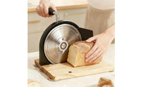 Stainless Steel Serrated Blade Adjustable Thickness Bread Cutter Uniform Cutting Manual Bread Cutter Easy to Operate for Home Bakers, Bakery