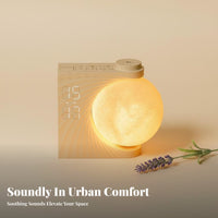 Atmospheric Sound Blender 8 Sounds Multifunction Sleep Machine Auto-Deactivate Timer Bluetooth Speaker for Women, Adults, Bedroom, Nursery