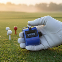 Golf Stroke Counter Finger Loop Manual Tally Counter Portable 4-Digit Hand Tally Device for Golfers, Event, Athletic Events, Warehouse