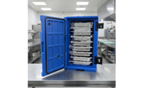 Insulated Food Pan Carrier Large-Capacity Insulated Food Carrier Portable Catering Cabinet with Trays for Buffets
