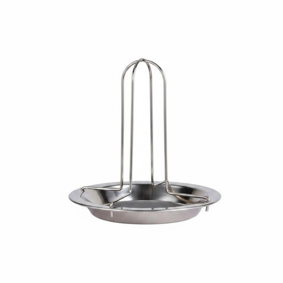 Non-Stick Coating Vertical Chicken Roaster Thickened Upright Chicken Rack Heat Resistant Juice Catcher Pan Set Easy to Clean for Barbecue, Camping, Oven