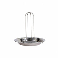 Non-Stick Coating Vertical Chicken Roaster Thickened Upright Chicken Rack Heat Resistant Juice Catcher Pan Set Easy to Clean for Barbecue, Camping, Oven