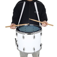 Dynamic Range 14 Inch Marching Snare Drum Sturdy Marching Band Snare Drum Lightweight Sturdy for Procession, School Performance