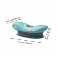 Moxibustion Hot Compress EMS Pulse Massager High-Frequency Vibration Electric Traction Device Adjustable Intensity Heated Back Stretcher Ergonomic Design for Office Workers, Elderly
