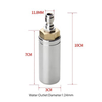 1/4" Quick Connect 360 Degree Rotate Nozzle Ceramic Core Rotating Pressure Washer Nozzle Rust Resistant for Professionals