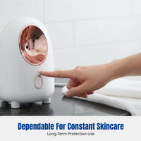 Nano Facial Steamer, Hot & Cold Dual Spray, Deep Hydration, Home Skincare, Large Tank