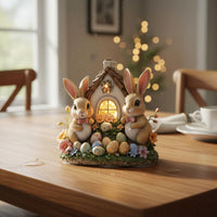 Cute Design Easter Bunny Acrylic Standee Waterproof Rabbit Tabletop Decoration Long-Lasting for Children, Desktop