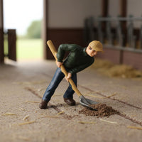 16 Pieces Farm People Model Set Colored Scene Mini People Detailed Miniature Realistic Farm Figures