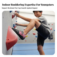 Flexible Design Climbing Shoes Non-Slip Sole Beginner Rock Climbing Shoes Comfortable Fit Athletic Footwear Long-Lasting for Youngsters, Beginners, Climbers, Training, Gym