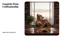 Feng Shui Wealth-Attracting Creature Decoration Auspicious Symbol Wealth-Attracting Creature Statue Feng Shui Statue Intricate
