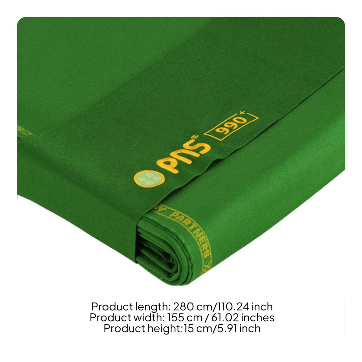 Wool Blend Billiard Table Cloth Professional Grade Pool Table Cloth Long-Lasting Sports Equipment Polished Surface for Professionals