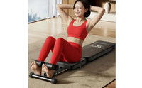Adjustable Sit-up Assistance Board Padded Foldable Sit-up Board Steel Frame Abdominal Training Bench Foam Rollers