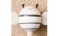Wooden Bee Rattle Gnaw Bee Toy Develops Fine Motor Skills Infant Grasping Rattle for Infants, Infants