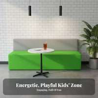 Wear-Resistant Padded Reception Bench Modern Design Combinable Soft Seating Block Multiple Color choices Commercial Furniture Minimalist design for Interior Designers, Office Managers, Waiting Rooms, Lobbies, Offices, Shopping Malls