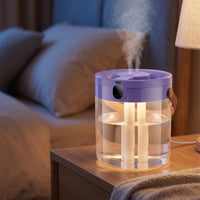 High-Frequency Humidifier twinSpray Tabletop Humidifier Appliance Compact Portable for Desk, Office