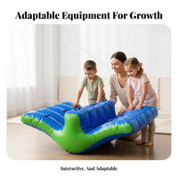 Develops physical abilitys configurable Obstacle Course Promotes Balance kids' Play Equipment Child Safe Activity Playset Stimulates creativity for Kindergarten Students, Preschoolers, Toddlers, Daycare Center, Indoor, Playroom, Outdoor