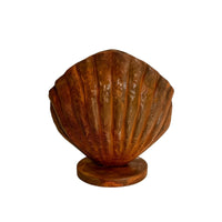 Shell Planter Textured Shell Flower Pot Sculptural for Patio, Balcony