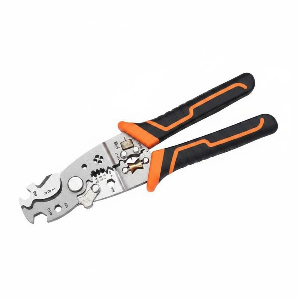 Heavy Duty Multifunction Stripper Tool Sharp Blade Wire Stripper Pliers Forged Steel Cable Cutting Pliers Non Slip Grip for Electricians