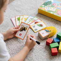 Educational Flashcards for CVC Words & English Phonics - Kids Learning Cards 3-6 Years
