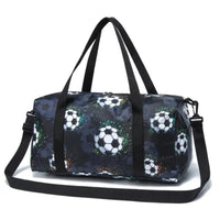 Multi-Functional Sports Duffel Bag Adjustable Shoulder Strap Large Capacity Equipment Bag Long-Lasting Crossbody Travel Duffel Multiple Pockets for Men, Athletes, Boys