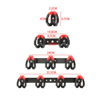 Anti-Slip Delivery Hook Mount Stable Electric Bike Hook Rack Strong Load-Bearing Vehicle Accessory Space-Efficient